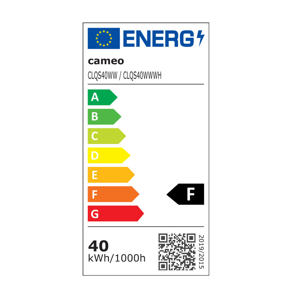 Cameo Q-SPOT 40 WW WH - spot compacto con LED WW de 40 W en acabado blanco
