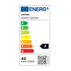 Cameo Q-SPOT 40 WW - spot compacto con LED WW de 40 W en acabado negro