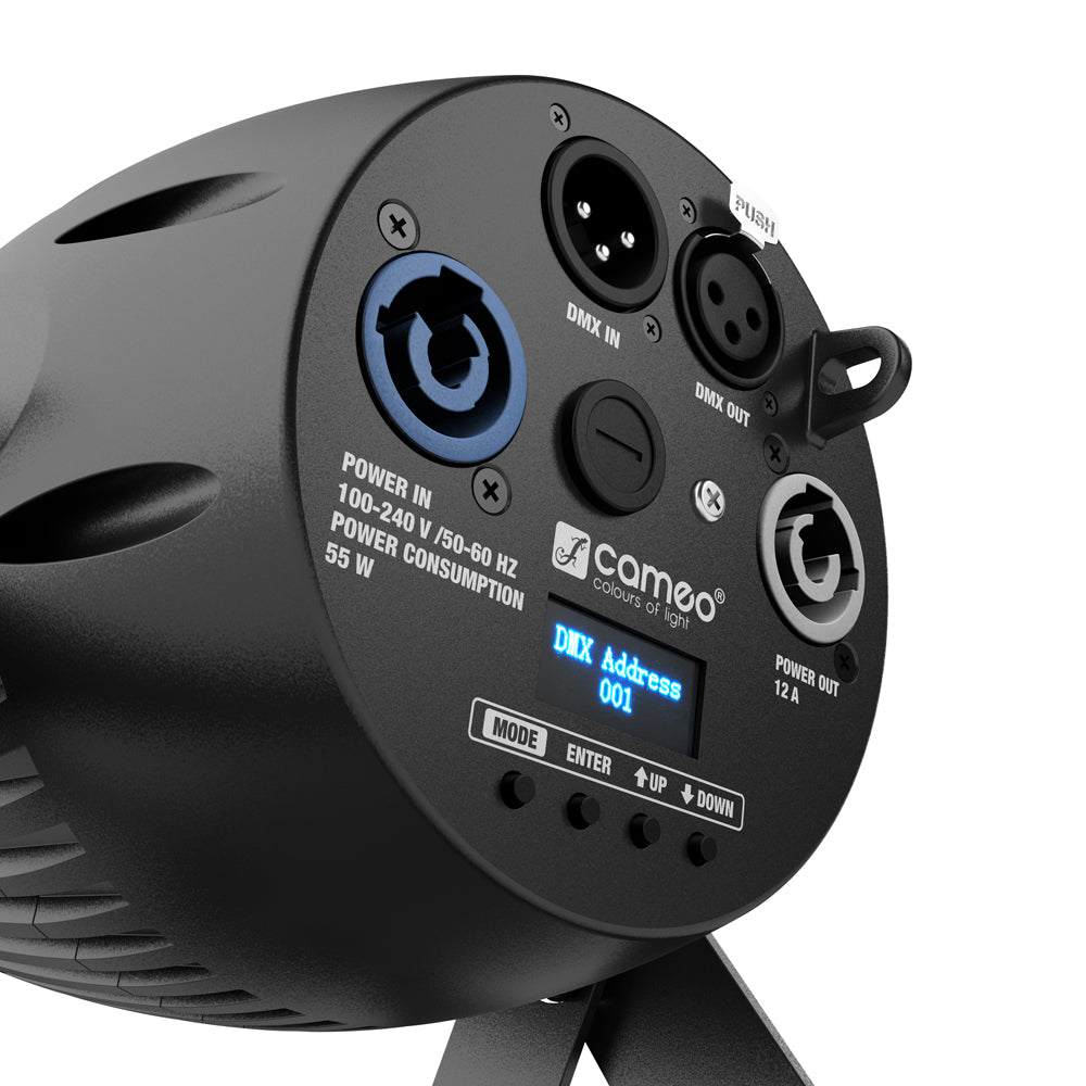 Cameo Q-SPOT 40 WW - spot compacto con LED WW de 40 W en acabado negro