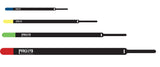 ProCab Kabelbinder velcro 15x450 mm, sort/gul 10 styk