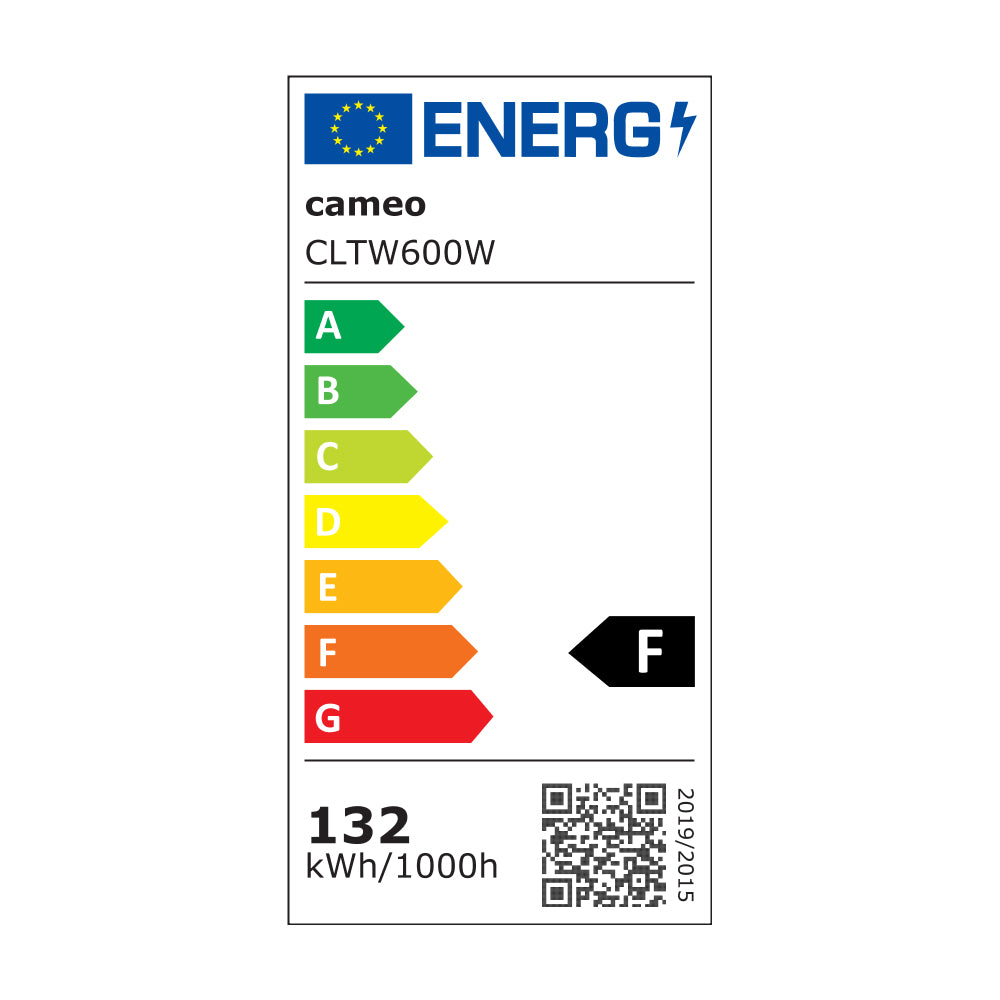 Cameo THUNDER® WASH 600 W - Luz 3 en 1 strobe, blinder y wash 648 x 0,2 W luz blanca