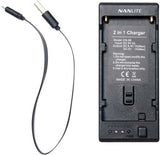 Nanlite CN-58 2-1 Cargador para baterías tipo NP