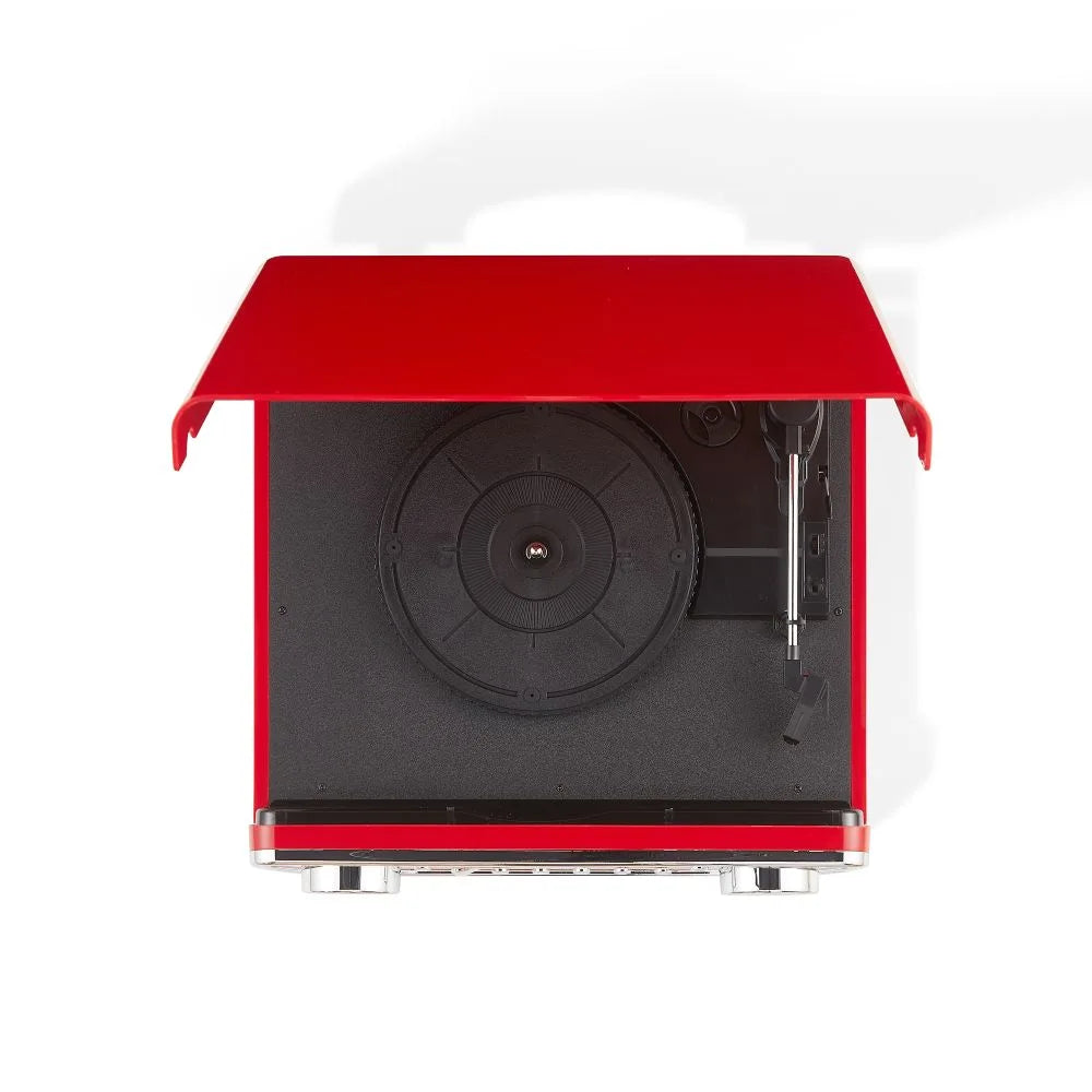 Tocadiscos Crosley Powel CR6047A 7 en 1 con Bluetooth, CD y radio