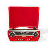 Tocadiscos Crosley Powel CR6047A 7 en 1 con Bluetooth, CD y radio
