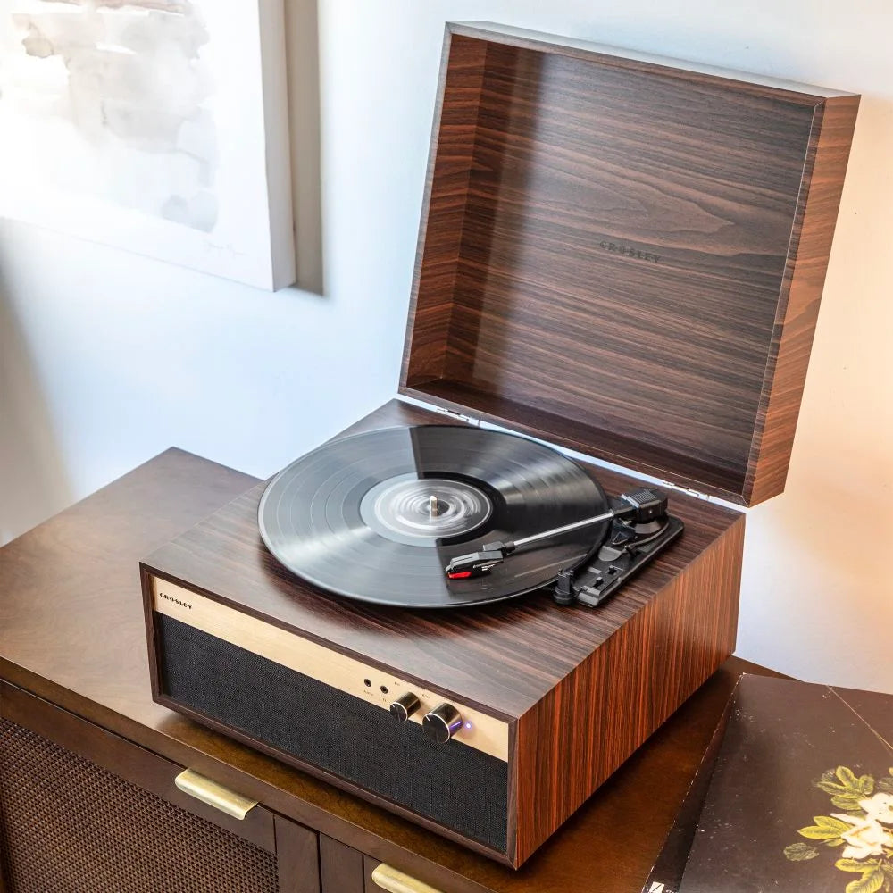 Crosley Jasper retro Tocadiscos, Nogal