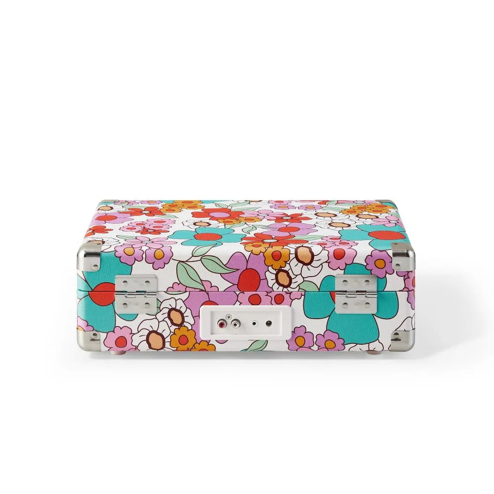 Crosley Cruiser Plus Tocadiscos Bluetooth bidireccional (Groovy Floral)