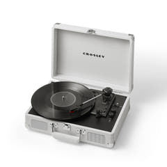 Crosley Cruiser Plus Tocadiscos Bluetooth bidireccional (White Sand)