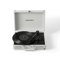Crosley Cruiser Plus Tocadiscos Bluetooth bidireccional (White Sand)