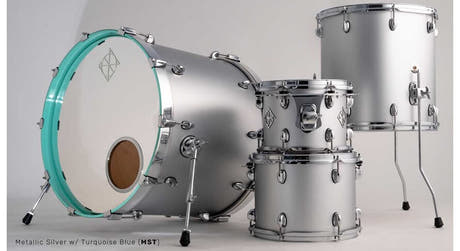Kit de cascos Dixon PODCSTH422-01-MST 22", Metallic Silver