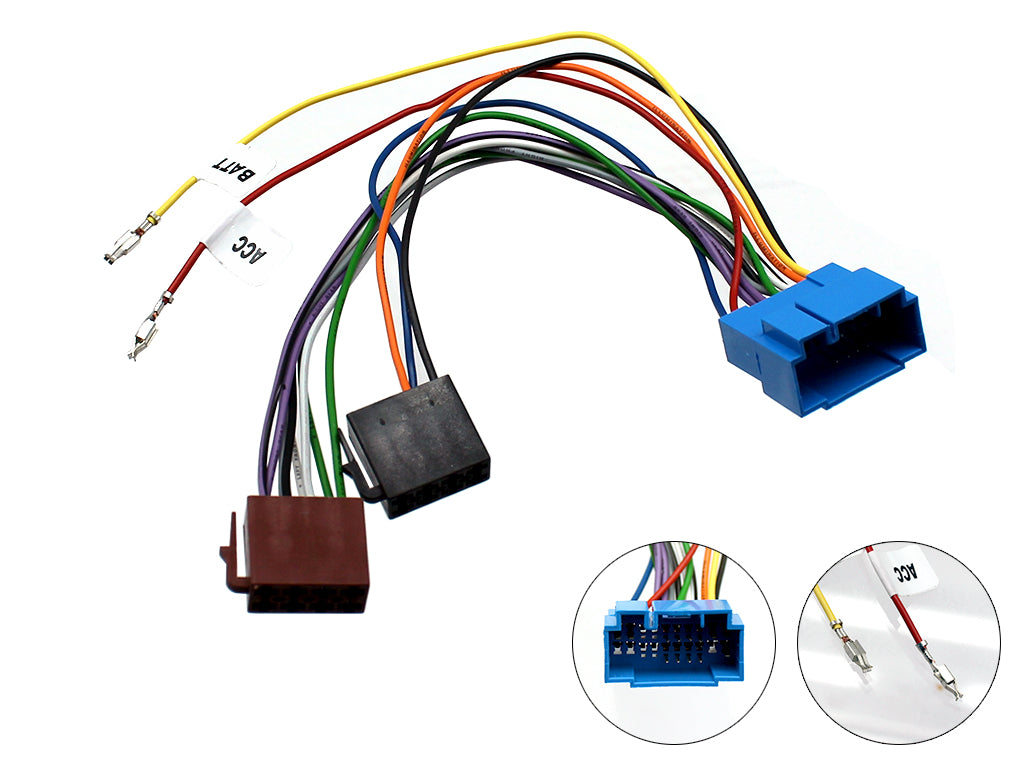 CT20NS08 Conector ISO para Fiat, Honda, Nissan, Opel y Suzuki