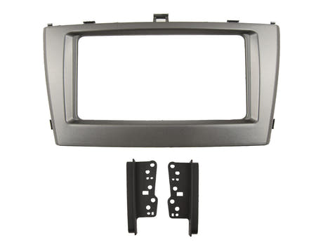 Marco 2-DIN para Toyota Avensis T27 (Plata)