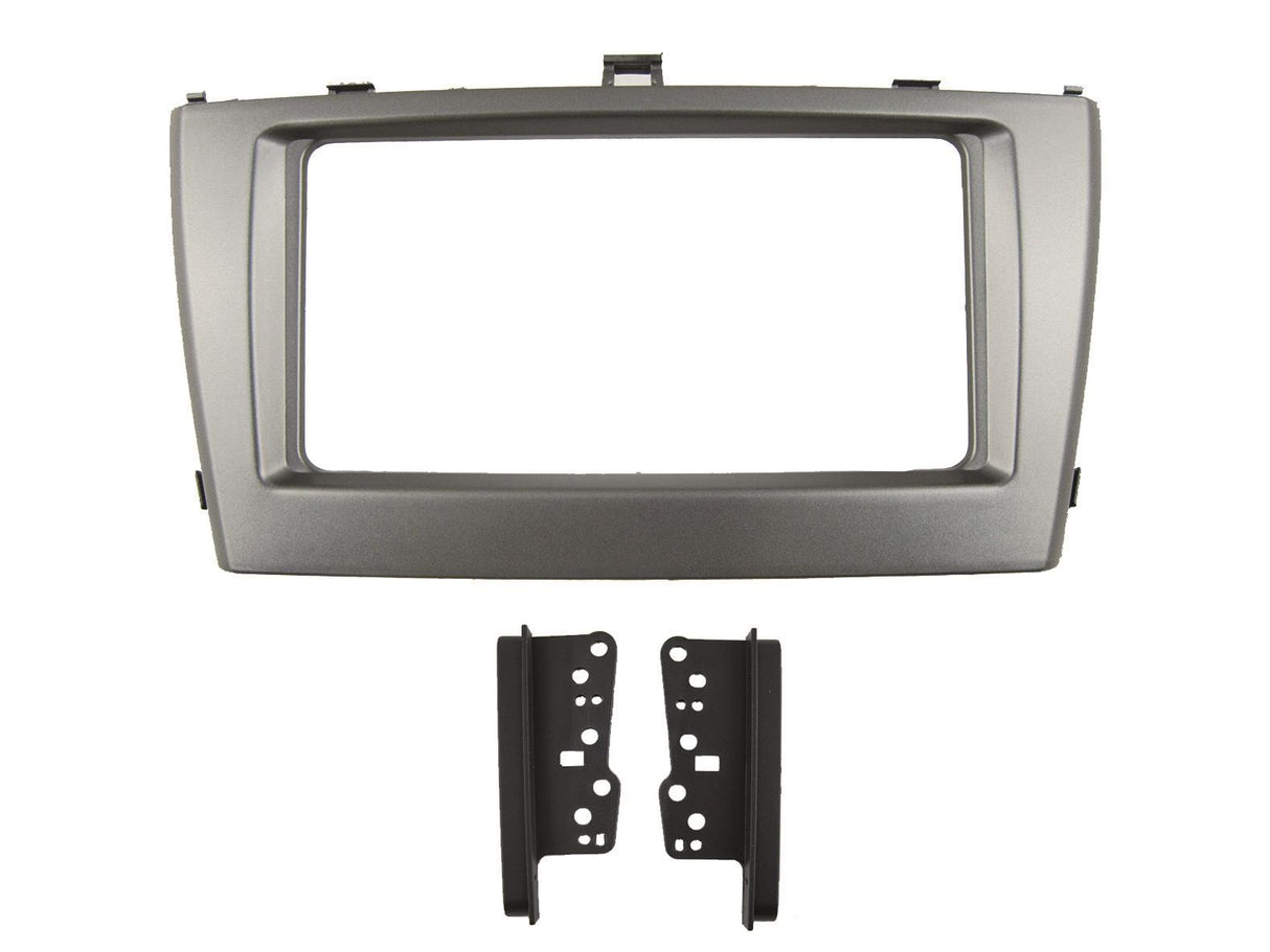 Marco 2-DIN para Toyota Avensis T27 (Plata)