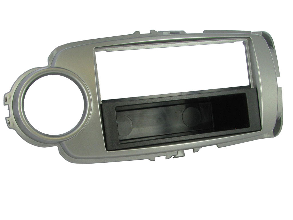 Marco 1-DIN para Toyota Yaris 11-14 (Plata)