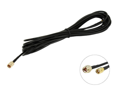 Cable de antena DAB - SMB Hembra a SMB Macho (5m)