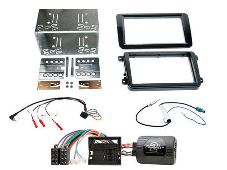 Kit 2-DIN para Skoda Fabia 07-14