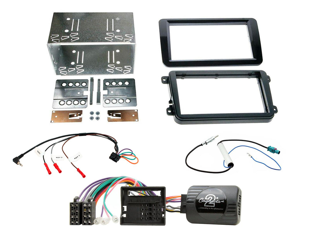 Kit 2-DIN para Skoda Fabia 07-14