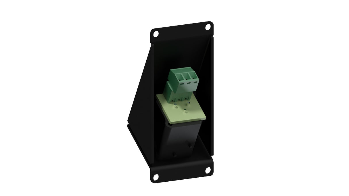 Caymon CASY123 1 plads, vinklet plade 1 x XLR hun 3-pin