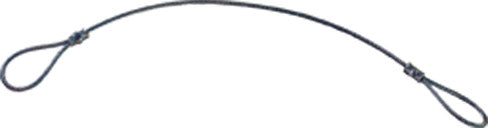Caymon sikkerhedswire stål 4 mm 75 cm