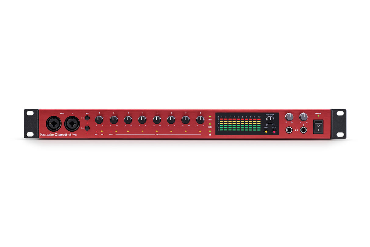 Focusrite Clarett+ 8Pre USB Sound Card