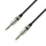 Adam Hall Signal Cable 6.3 mm Jack stereo to 6.3 mm Jack stereo (1,5 Meter)