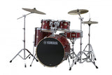 Yamaha Batería de estudio personalizada de abeto de birch (Cranberry Red) 