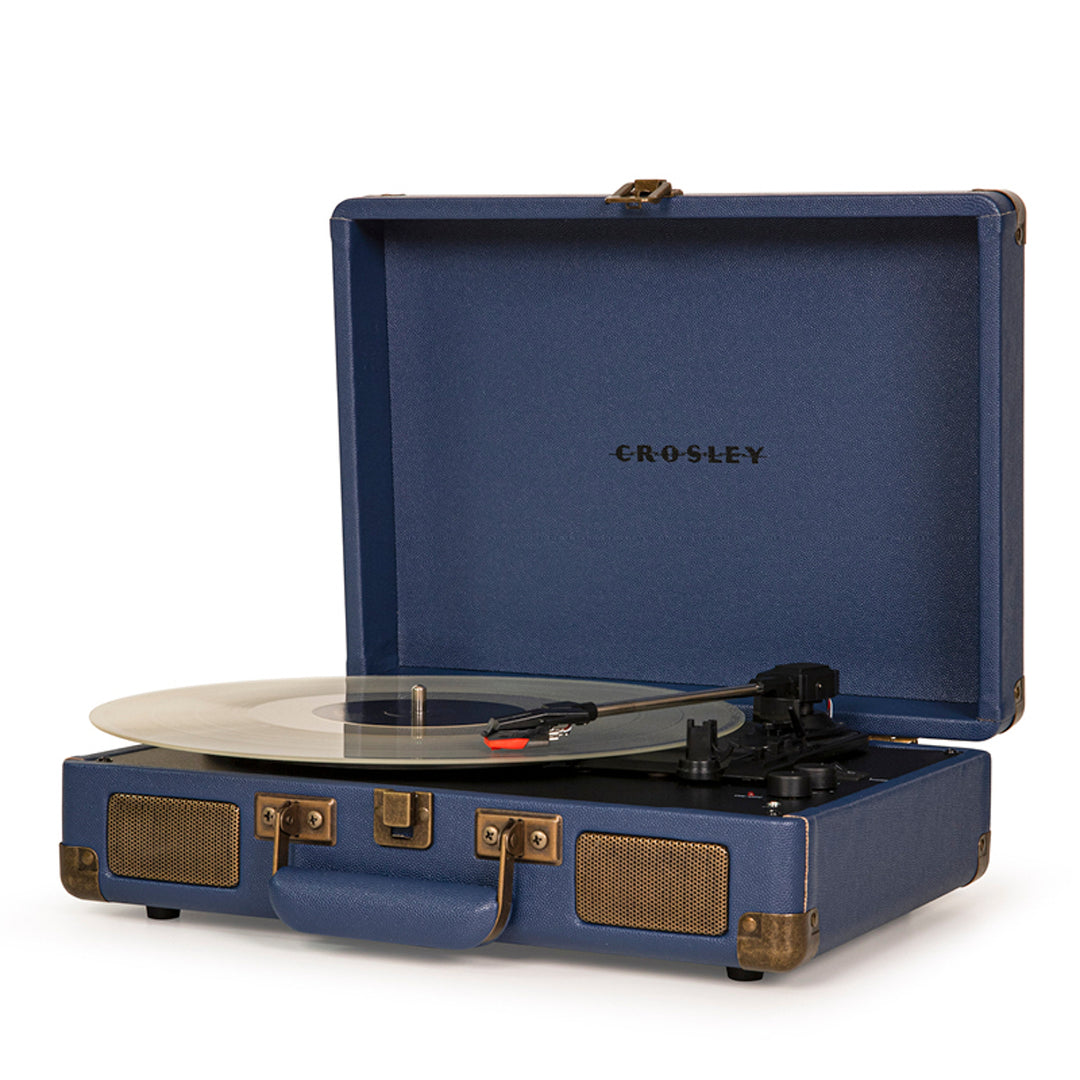 Crosley Cruiser Plus Tocadiscos Bluetooth bidireccional (Navy)