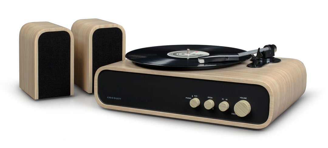 Crosley Gig Tocadiscos con Altavoces (Natural)