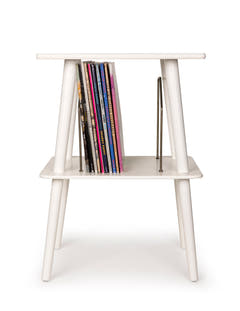 Crosley - Mueble para tocadiscos Manchester (Blanco)
