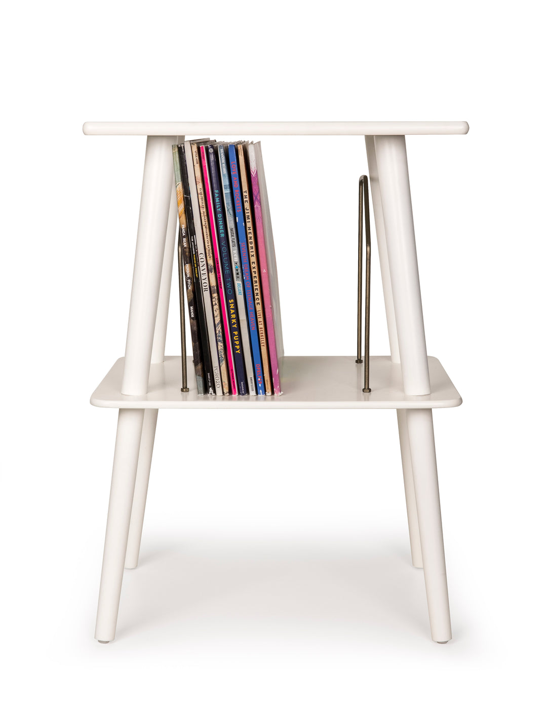 Crosley - Mueble para tocadiscos Manchester (Blanco)