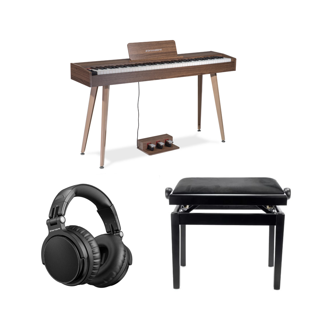 Grooveland DDP-140 El Klaver (Natural) Bundle