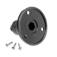 Adam Hall Stands D 921 BLK - Placa de montaje para cuello de cisne