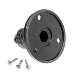 Adam Hall Stands D 921 BLK - Placa de montaje para cuello de cisne