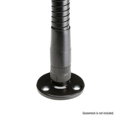 Adam Hall Stands D 921 BLK - Placa de montaje para cuello de cisne