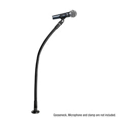 Adam Hall Stands D 921 BLK - Placa de montaje para cuello de cisne