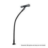 Adam Hall Stands D 921 BLK - Placa de montaje para cuello de cisne