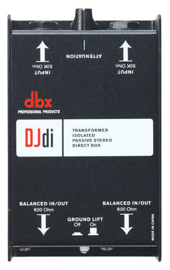 dbx DJDI Caja DI Pasiva de 2 canales