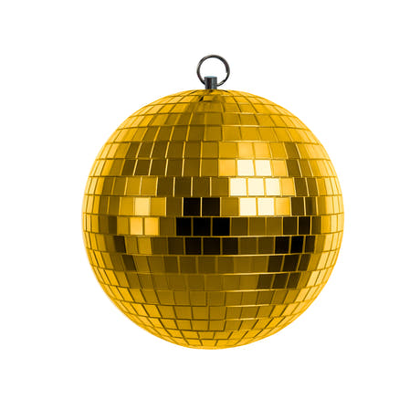 Marconi bola de discoteca Dorada (10 cm)
