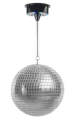 Marconi Bola de discoteca a batería con LED (30 cm)