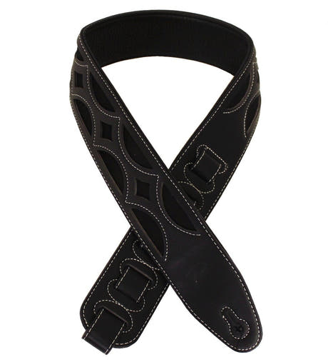 Profile DLX13-5 Correa de cuero de vestir Black