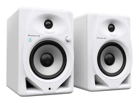 Pioneer DJ DM-50D-BT-W - Monitores de Estudio con Bluetooth (Blanco)