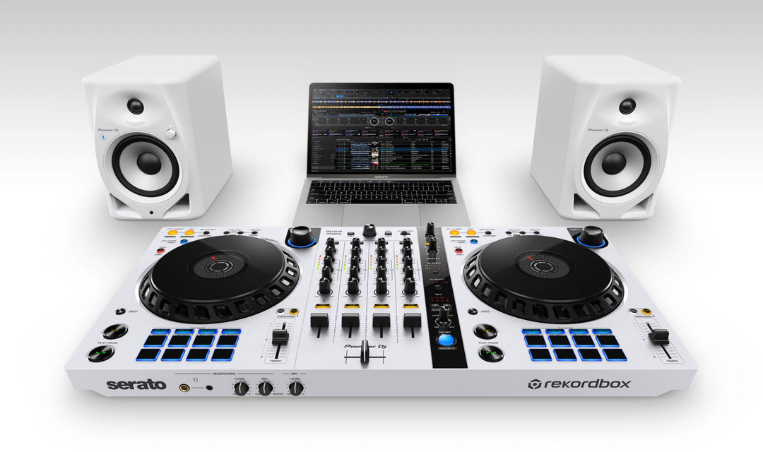 Pioneer DJ DM-50D-BT-W - Monitores de Estudio con Bluetooth (Blanco)