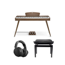 Donner DDP-80 piano digital nogal Paquete Completo