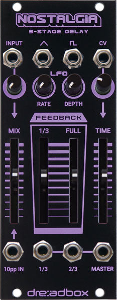 Módulo Blacklight Dreadbox Nostalgia Black