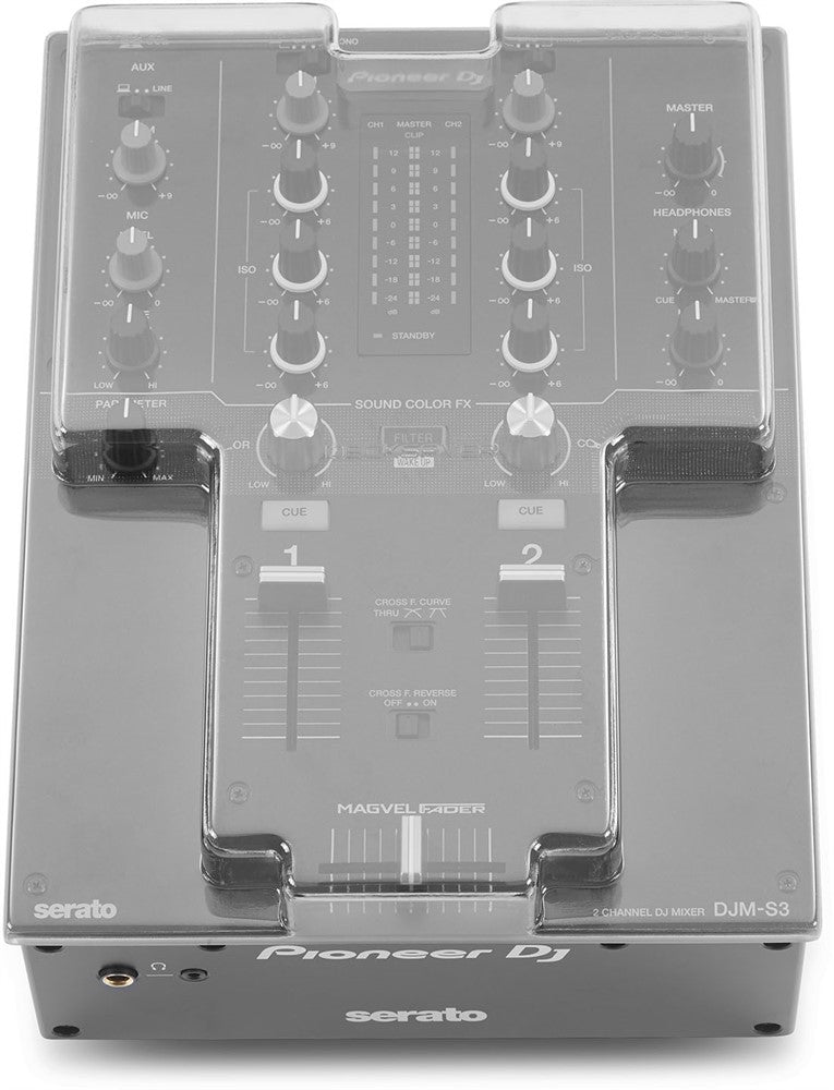 Decksaver Funda protectora cover para Pioneer DJ DJM-S3