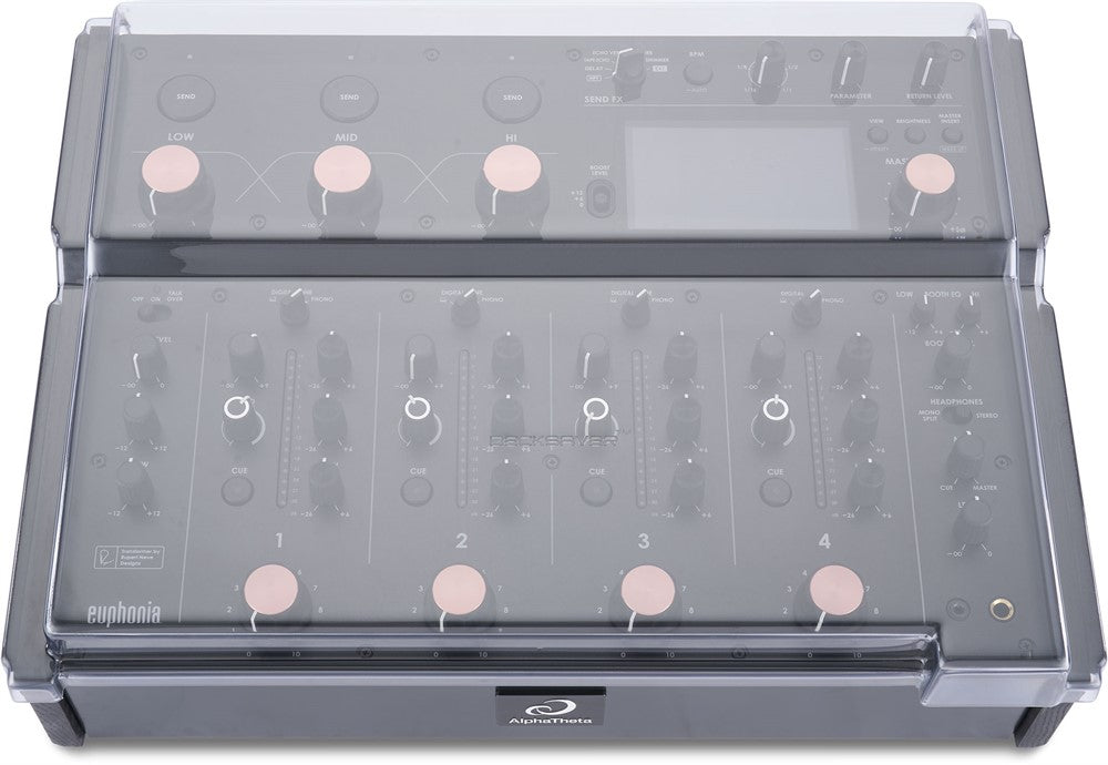 Decksaver Protección cover para AlphaTheta Euphonia (Soft-Fit)