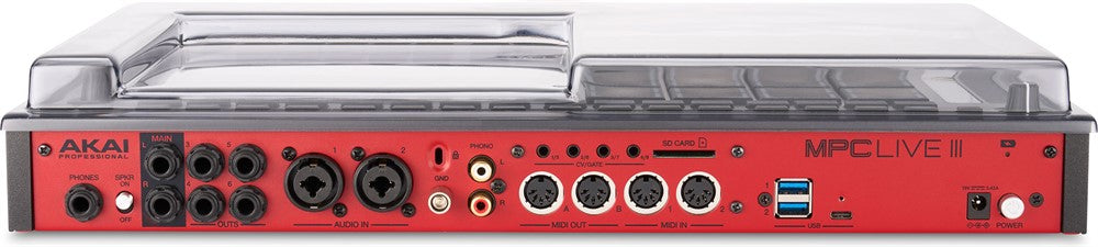 Cubierta de protección cover de Decksaver para Akai MPC Live 3