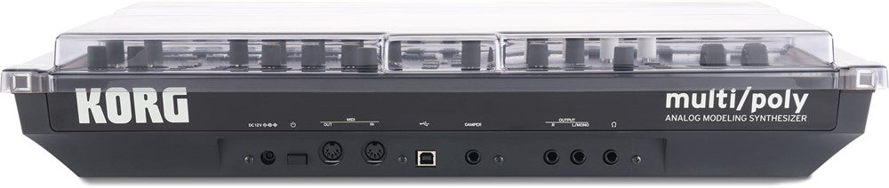 Cubierta de protección cover de Decksaver para Korg multi/poly