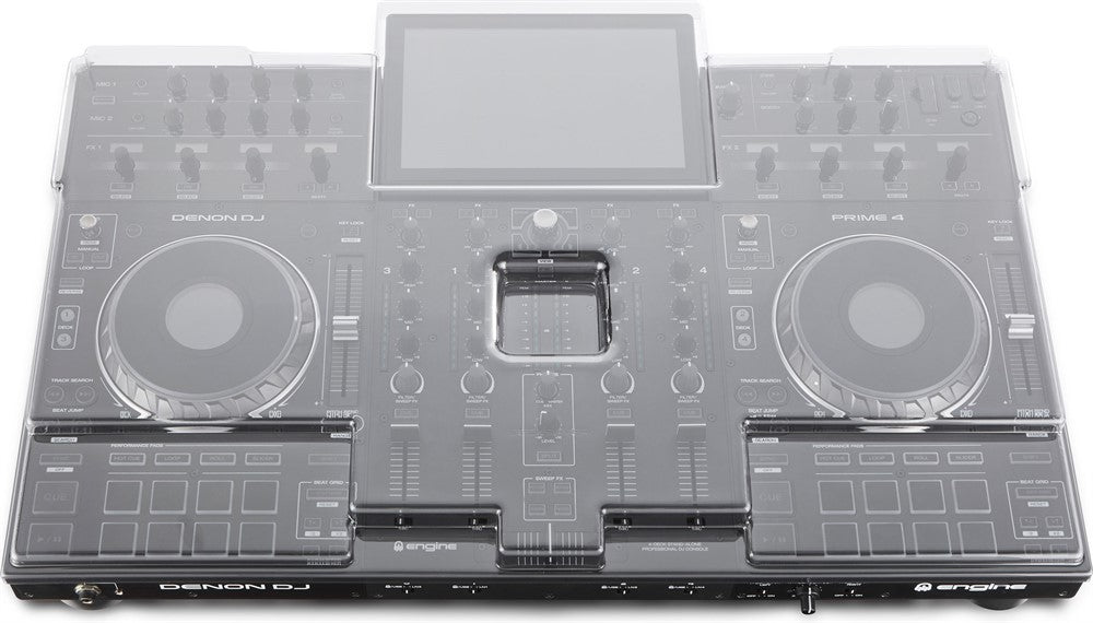 Funda de protección cover Decksaver para Denon DJ Prime 4 y Prime 4+