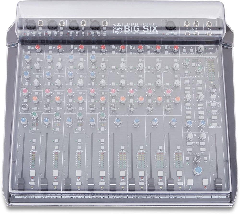 Funda de protección cover Decksaver para Solid State Logic Big Six