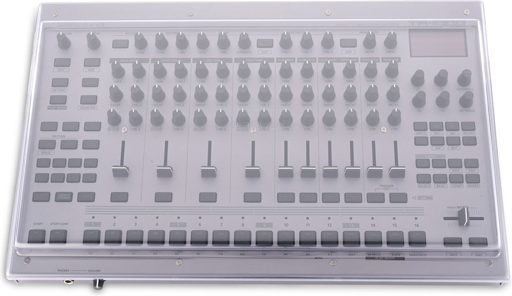 Cubierta de protección cover de Decksaver para Roland TR-1000